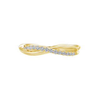 Lincoln Park Half Twist Diamond Wedding Band thumbnail