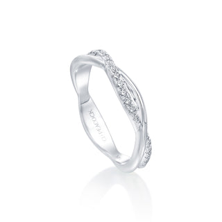 Lincoln Park Half Twist Diamond Wedding Band thumbnail