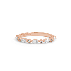 Lincoln Park Alternating Diamond Wedding Band