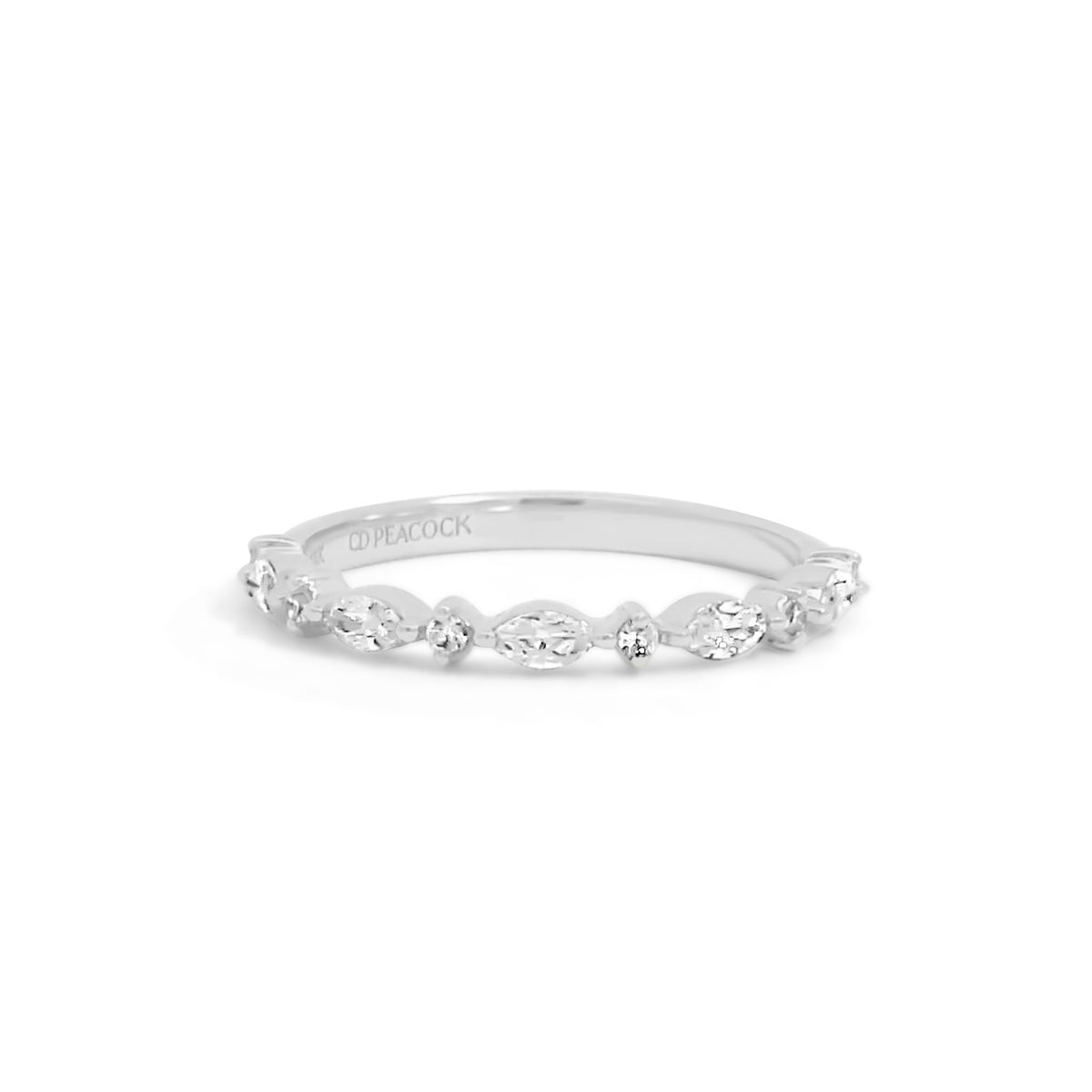 Lincoln Park Alternating Diamond Wedding Band