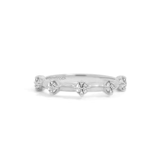 Lincoln Park Kite Spaced Diamond Wedding Band thumbnail