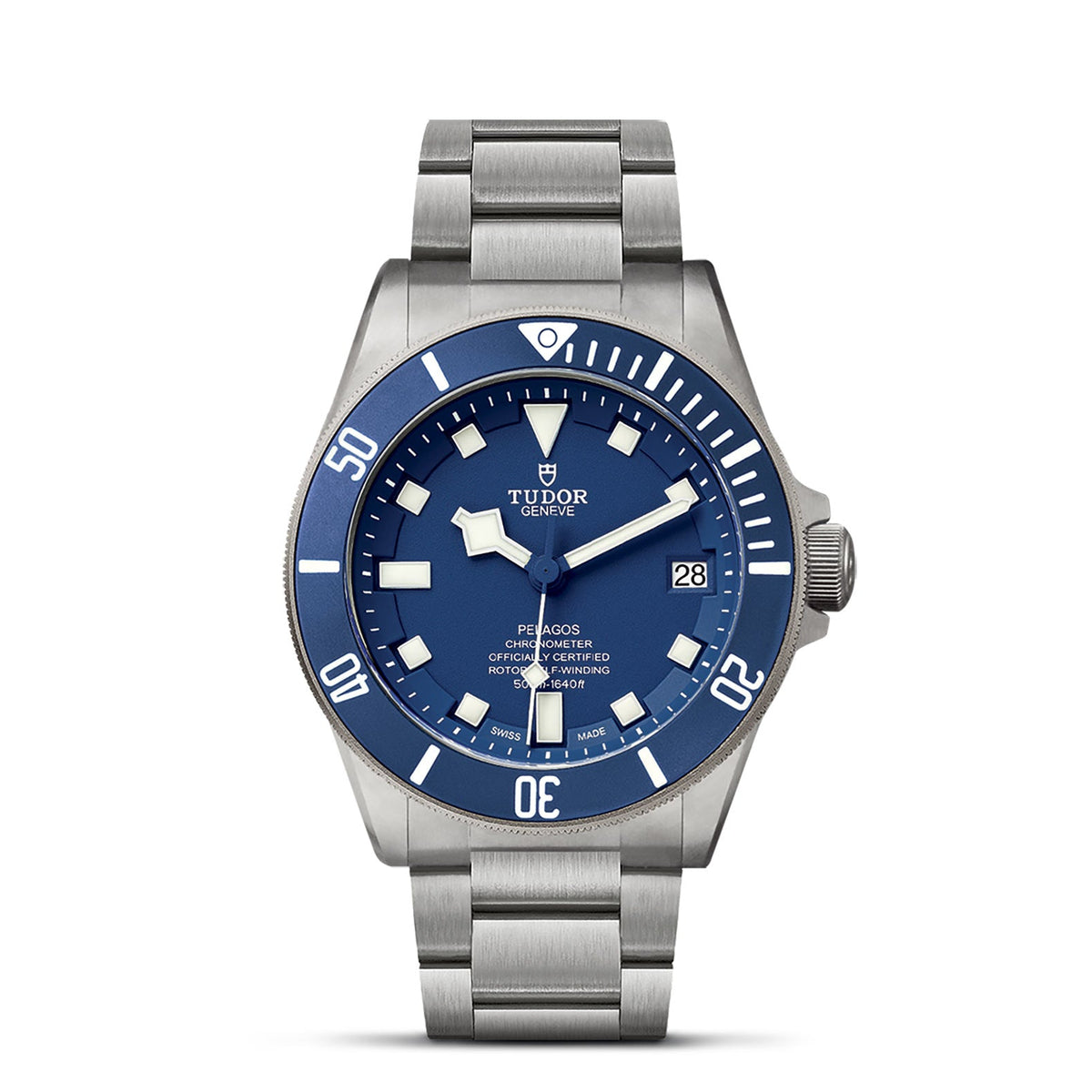 Tudor Pelagos - Ceramic matt blue disc, Titanium bracelet - M25600TB-0001