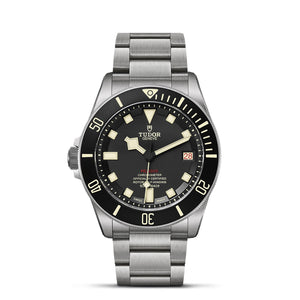 Tudor Pelagos LHD - Ceramic matt black disc, Titanium bracelet - M25610TNL-0001