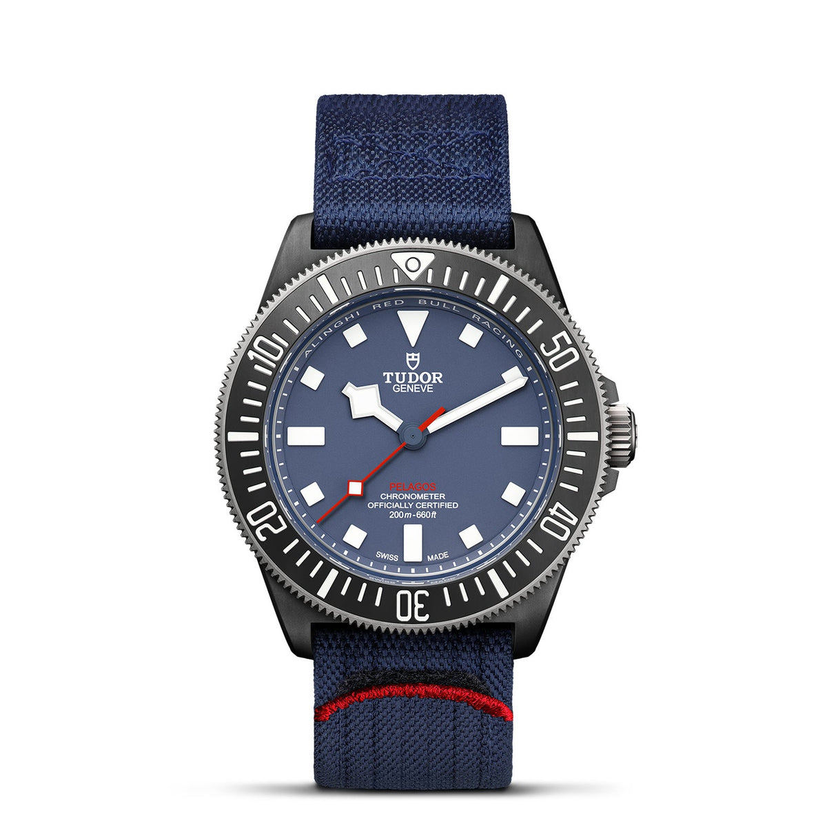 Tudor Pelagos FXD - 42mm black carbon composite case, Blue fabric strap - M25707KN-0001