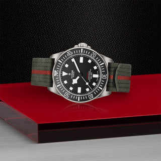 Tudor Pelagos FXD - 42mm titanium case, Green fabric strap with red band - M25717N-0001 thumbnail