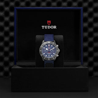 Tudor Pelagos FXD Chrono - 43mm black carbon composite case, Blue fabric strap - M25807KN-0001 thumbnail