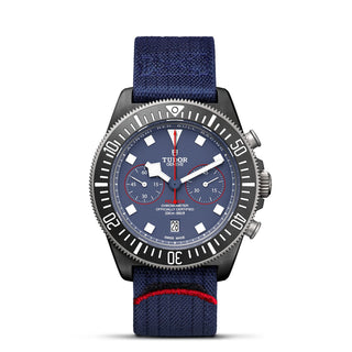 Tudor Pelagos FXD Chrono - 43mm black carbon composite case, Blue fabric strap - M25807KN-0001 thumbnail