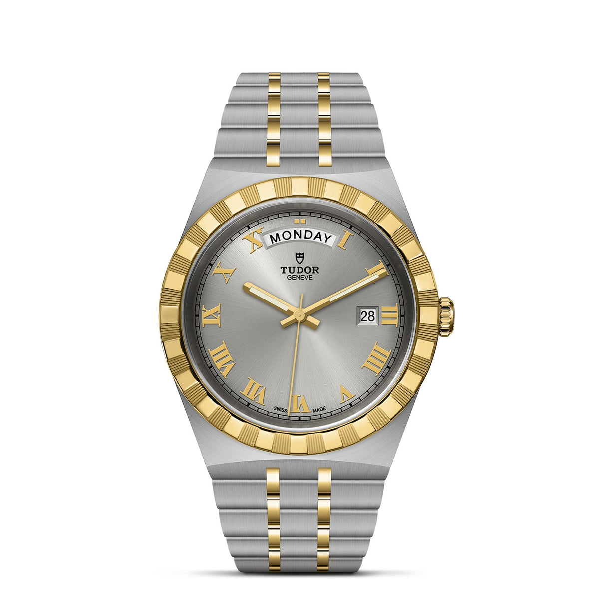 Tudor Royal - 41mm steel case, Steel and yellow gold bracelet - M28603-0001