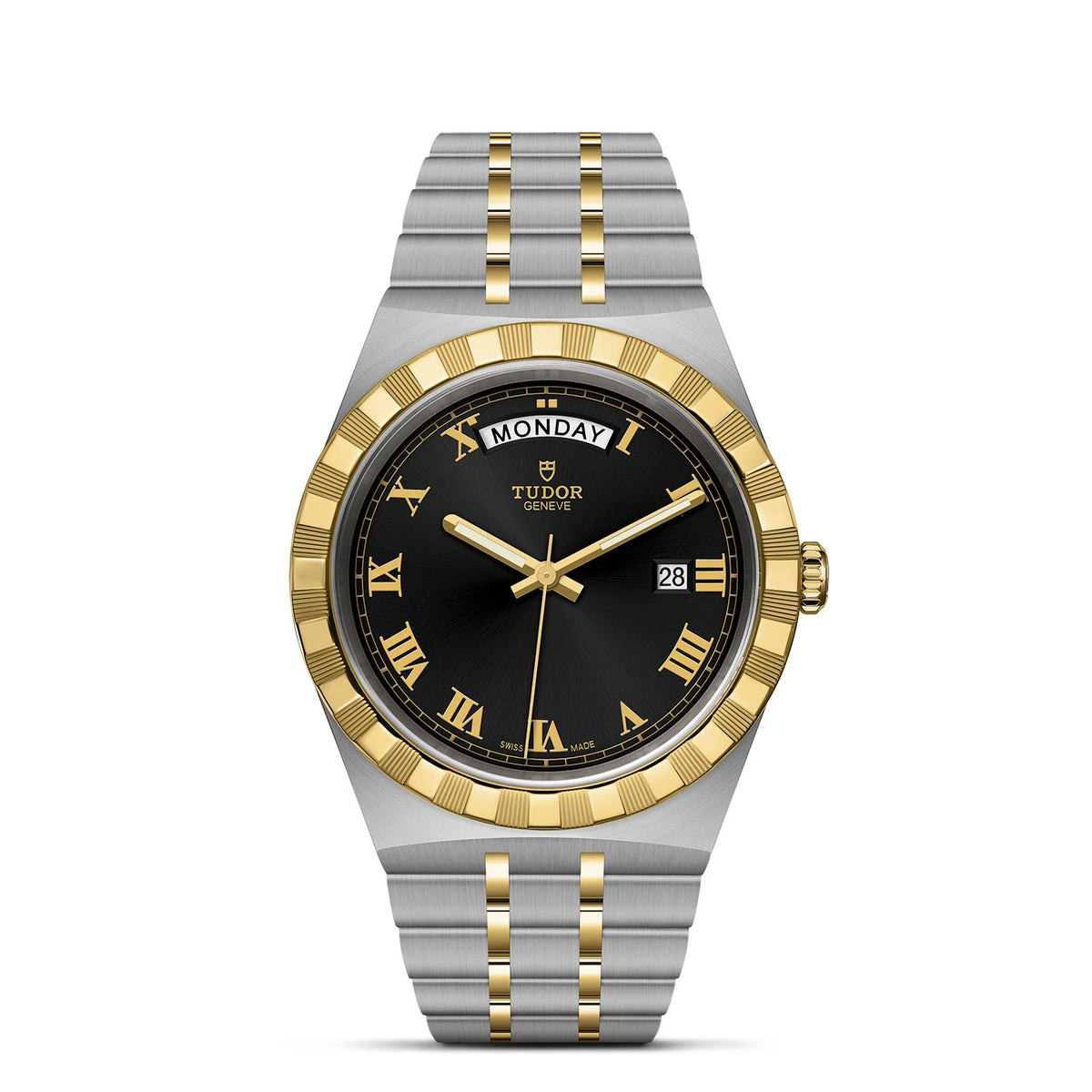 Tudor Royal - 41mm steel case, Steel and yellow gold bracelet - M28603-0003