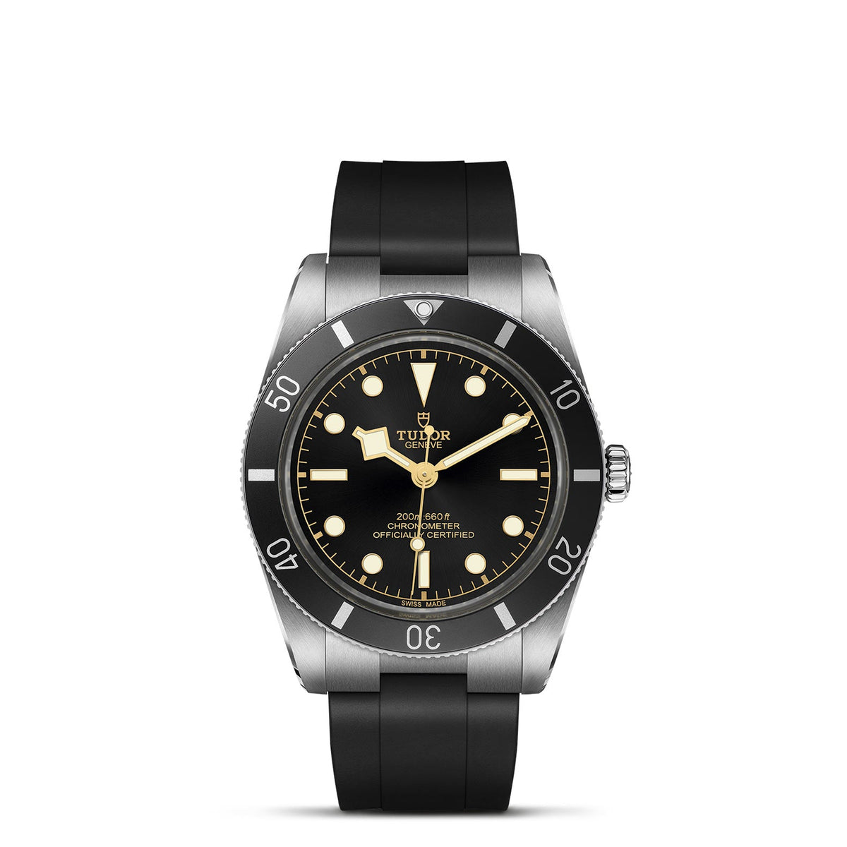 Tudor Black Bay 54 - 37mm steel case, Black rubber strap - M79000N-0002