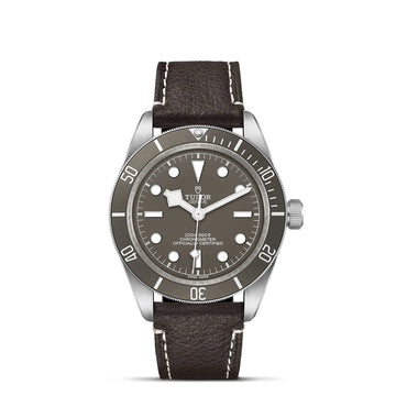 Tudor Black Bay 58 925 - 39mm silver case, Brown leather bracelet - M79010SG-0001