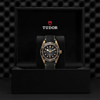 Tudor Black Bay Bronze - 43mm bronze case, Black leather strap - M79250BA-0001 thumbnail
