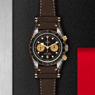 Tudor Black Bay Chrono S&G - 41mm steel case, Brown leather strap - M79363N-0002 thumbnail
