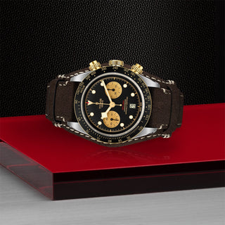 Tudor Black Bay Chrono S&G - 41mm steel case, Brown leather strap - M79363N-0002 thumbnail