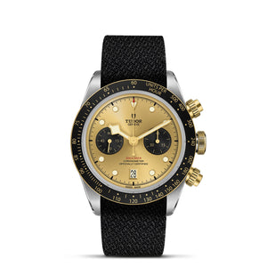 Tudor Black Bay Chrono S&G - 41mm steel case, Black fabric strap - M79363N-0006