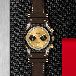 Tudor Black Bay Chrono S&G - 41mm steel case, Brown leather strap - M79363N-0008 thumbnail