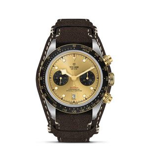 Tudor Black Bay Chrono S&G - 41mm steel case, Brown leather strap - M79363N-0008