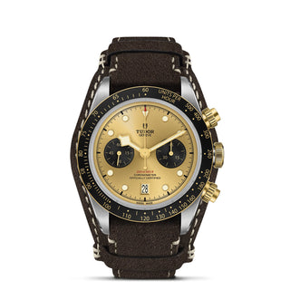 Tudor Black Bay Chrono S&G - 41mm steel case, Brown leather strap - M79363N-0008 thumbnail