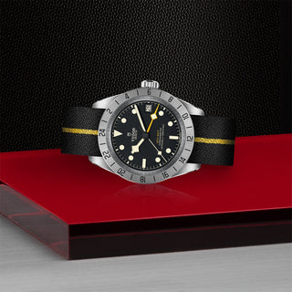 Tudor Black Bay Pro - 39mm steel case, Black fabric strap with yellow band - M79470-0002 thumbnail