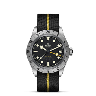 Tudor Black Bay Pro - 39mm steel case, Black fabric strap with yellow band - M79470-0002 thumbnail