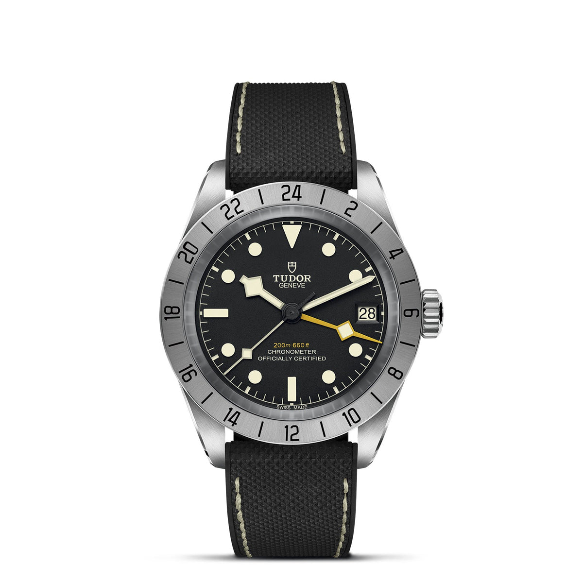 Tudor Black Bay Pro - 39mm steel case, Hybrid rubber and leather strap - M79470-0003