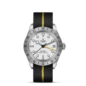 Tudor Black Bay Pro - 39mm steel case, Black fabric strap with yellow band - M79470-0005