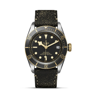 Tudor Black Bay S&G - 41mm steel case, Aged leather strap - M79733N-0007