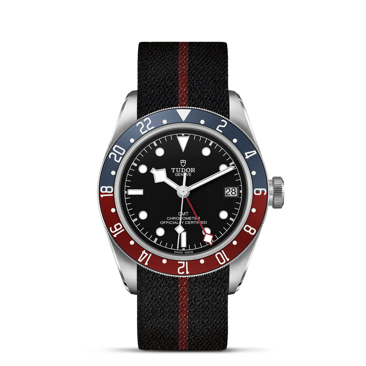 Tudor Black Bay GMT - 41mm steel case, Fabric strap - M79830RB-0003