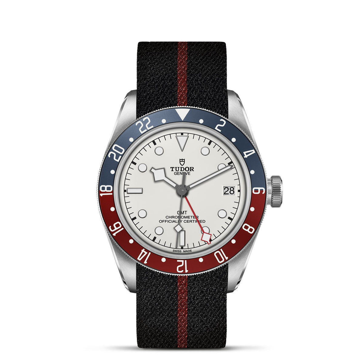 Tudor Black Bay GMT - 41mm steel case, Fabric strap - M79830RB-0012