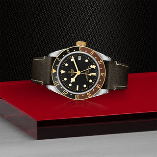 Tudor Black Bay GMT S&G - 41mm steel case, Brown leather strap - M79833MN-0003 thumbnail