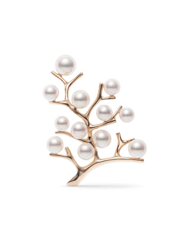 Classic Akoya Pearl Brooch Mikimoto