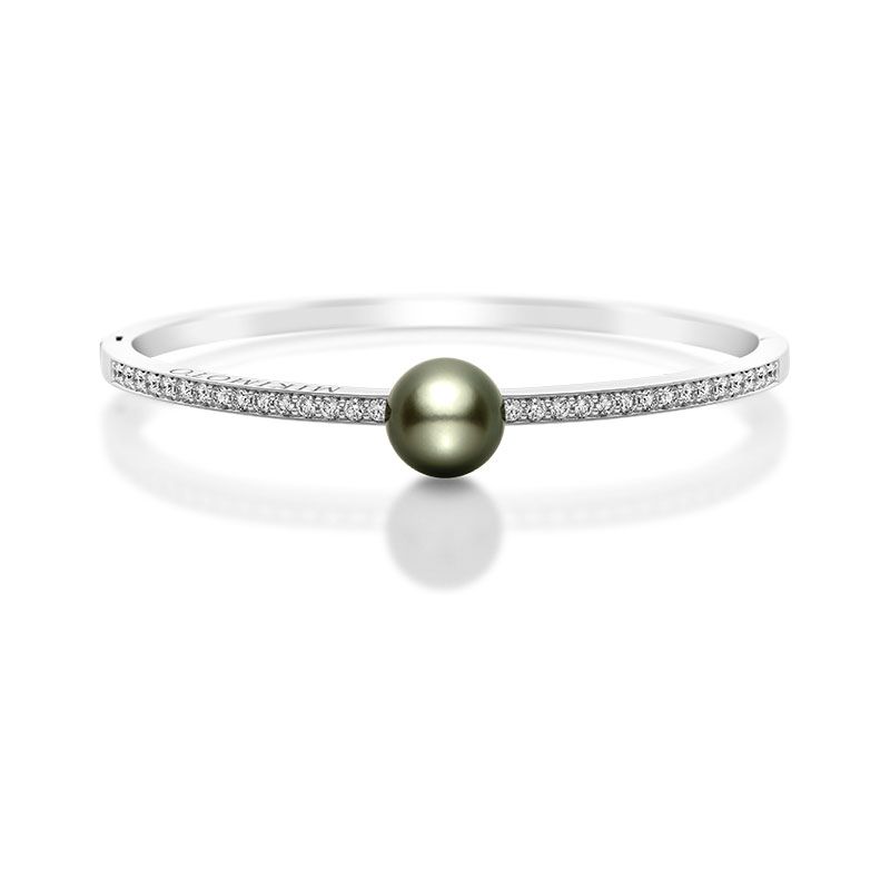 Classic Black South Sea Pearl Bracelet Mikimoto