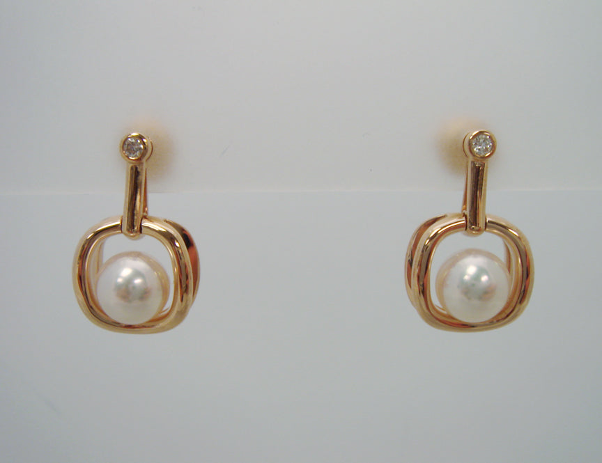 Classic Akoya Pearl Earrings Mikimoto