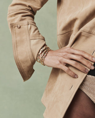 Riva Surge Emerald and Diamond Bangle thumbnail