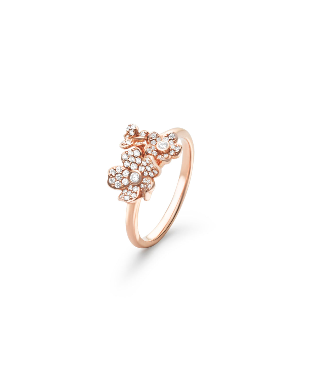 Cherry Blossom Ring in Pink Gold-6.5 Mikimoto
