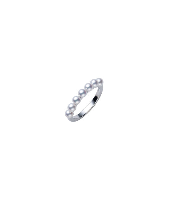 Cluster Akoya Pearl Ring Mikimoto