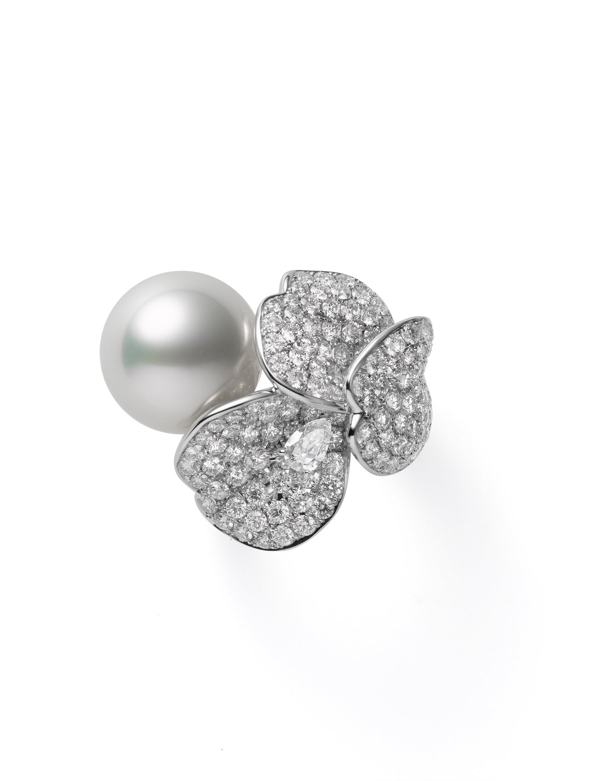 Petal White South Sea Pearl Ring