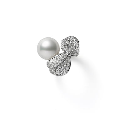 Petal White South Sea Pearl Ring