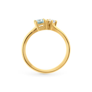Customizable Toi et Moi Birthstone Ring thumbnail
