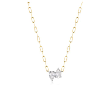 Phillips House One of One Up Down Pear Diamond Necklace