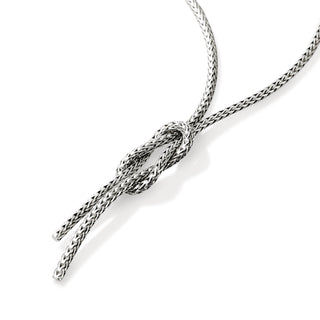 Love Knot Y Necklace, Sterling Silver, 1.8MM thumbnail