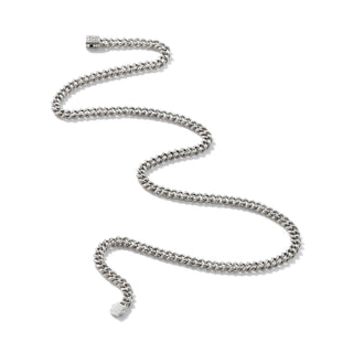 Curb Chain Necklace, Sterling Silver, 7MM thumbnail