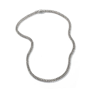 Curb Chain Necklace, Sterling Silver, 7MM