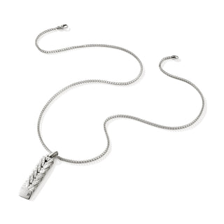 Hammered Pendant Necklace, Sterling Silver thumbnail