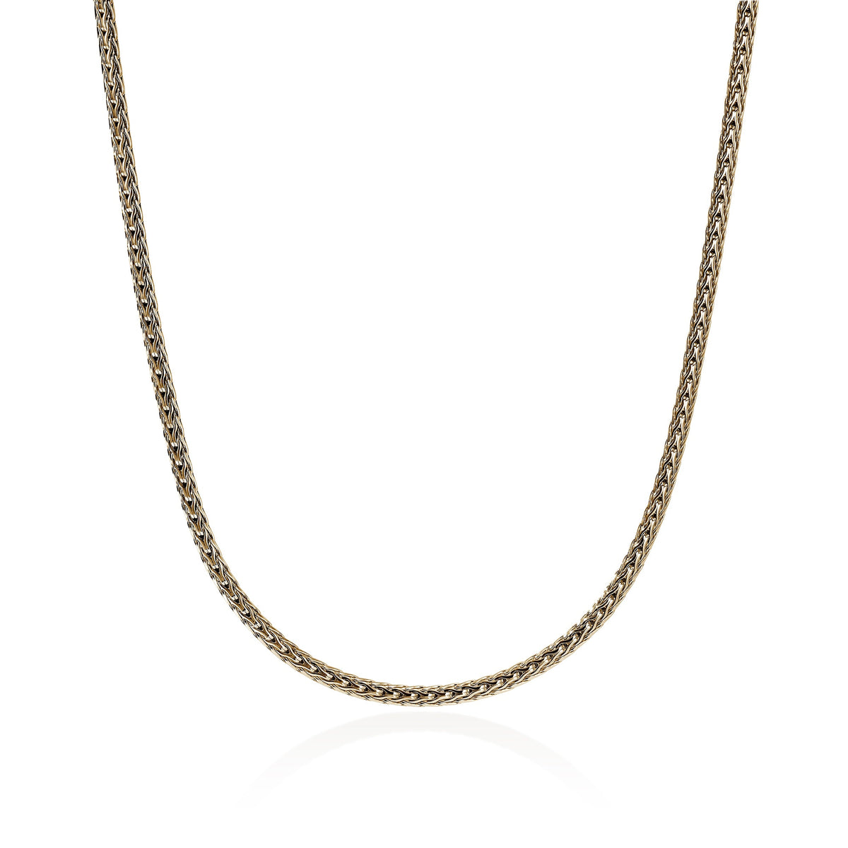 John Hardy Icon Mini Necklace, Gold, 3.5MM