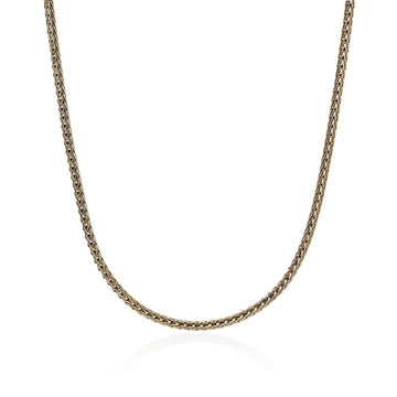 John Hardy Icon Mini Necklace, Gold, 3.5MM