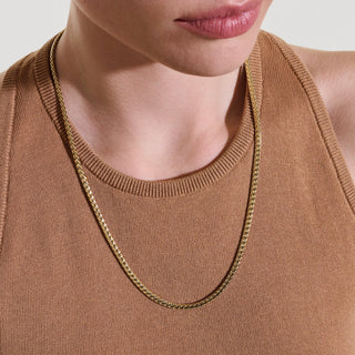 John Hardy Icon Mini Necklace, Gold, 3.5MM thumbnail
