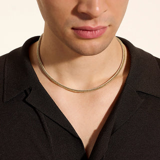 John Hardy Icon Necklace, Reversible, Gold, Sterling Silver, 5MM thumbnail