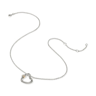 Bamboo Pendant Necklace, Gold, Silver, Diamonds thumbnail