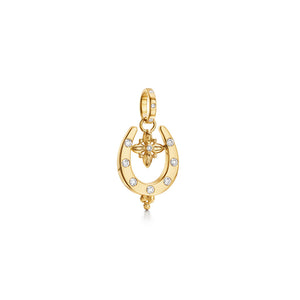 18K Horseshoe Pendant
